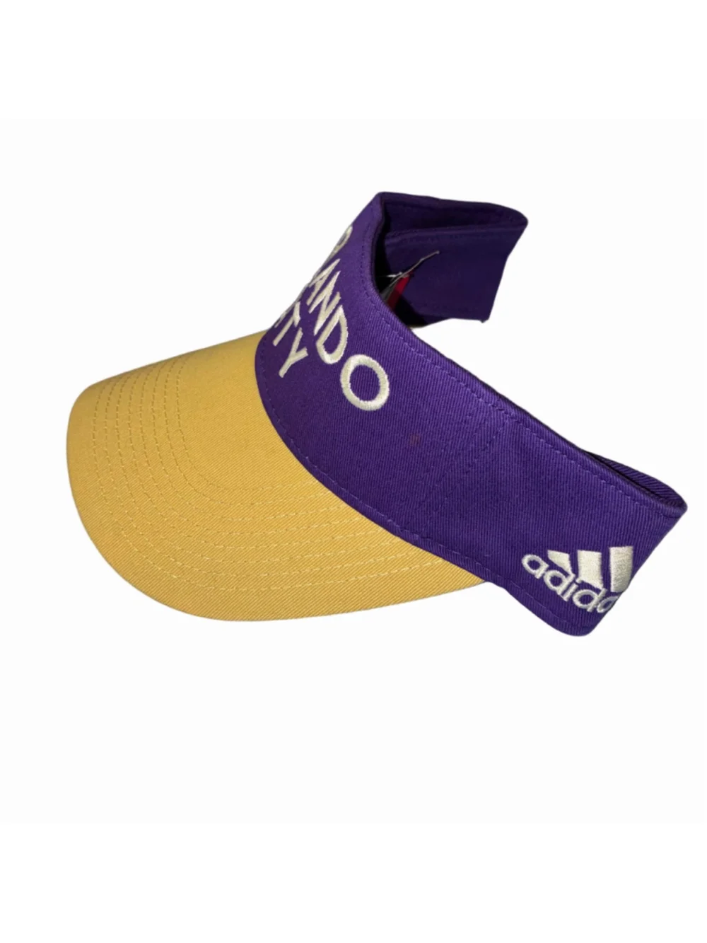 Adidas Orlando City Soccer Visor One Size Purple Gold NWT
